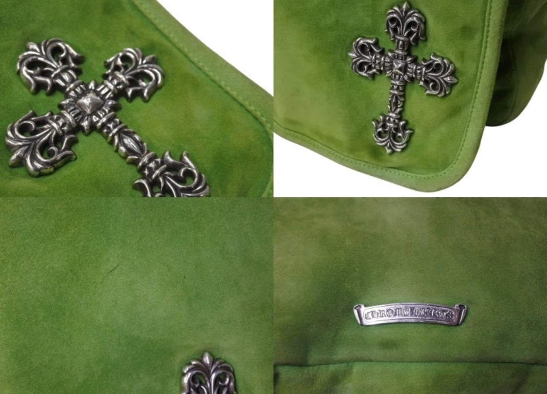 CHROME HEARTS クロムハーツ ラージ フィリグリークロス メールバッグ