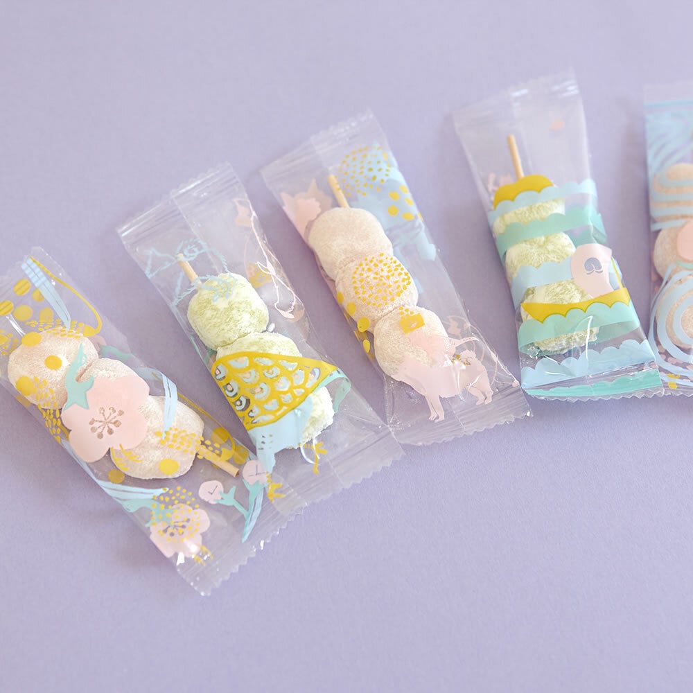 かず丸　かるた　かず丸　きび団子 白桃・マスカット串吉備団子8串入 | つるの玉子本舗