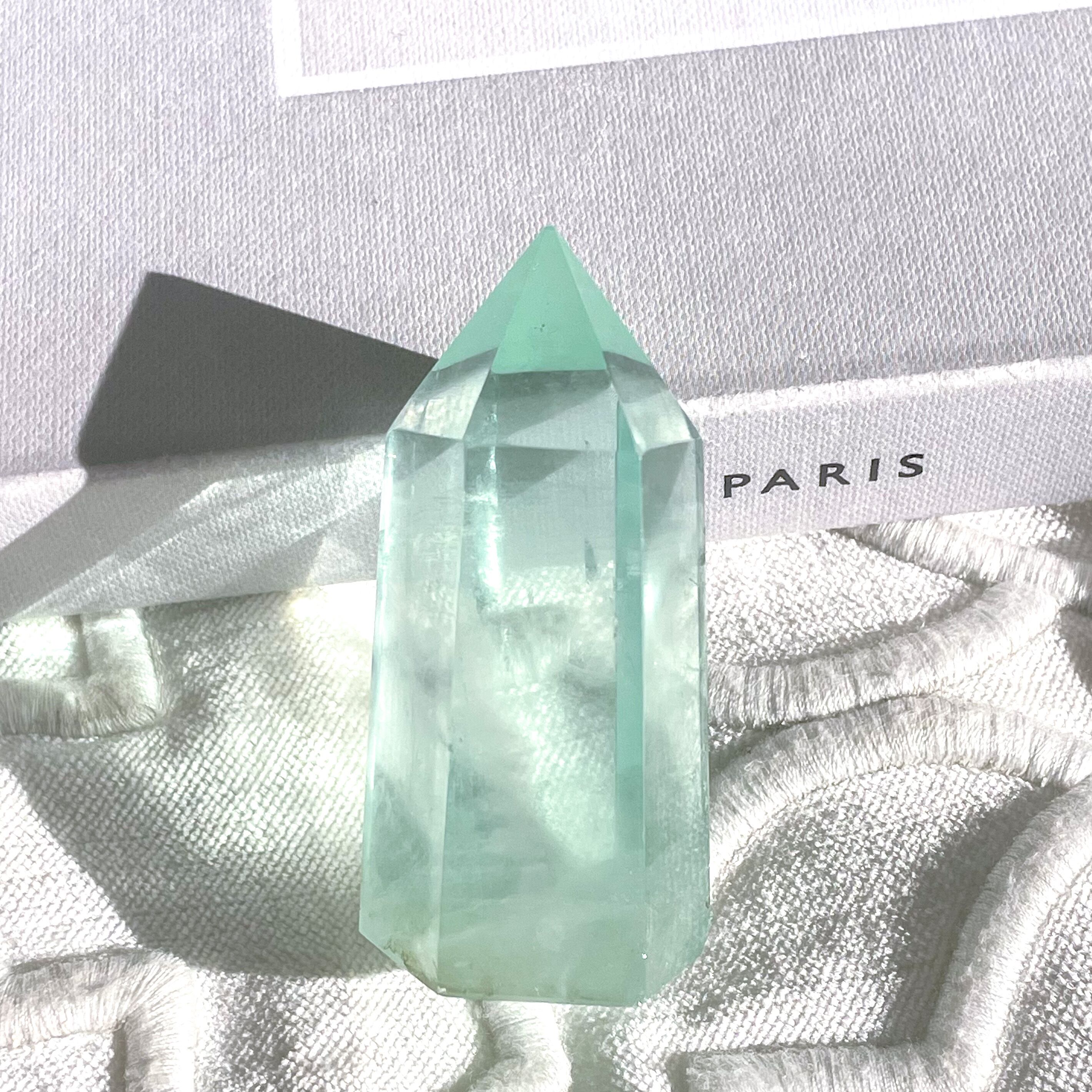 Gem Green Fluorite Tower 2 ✧ グリーンフローライト