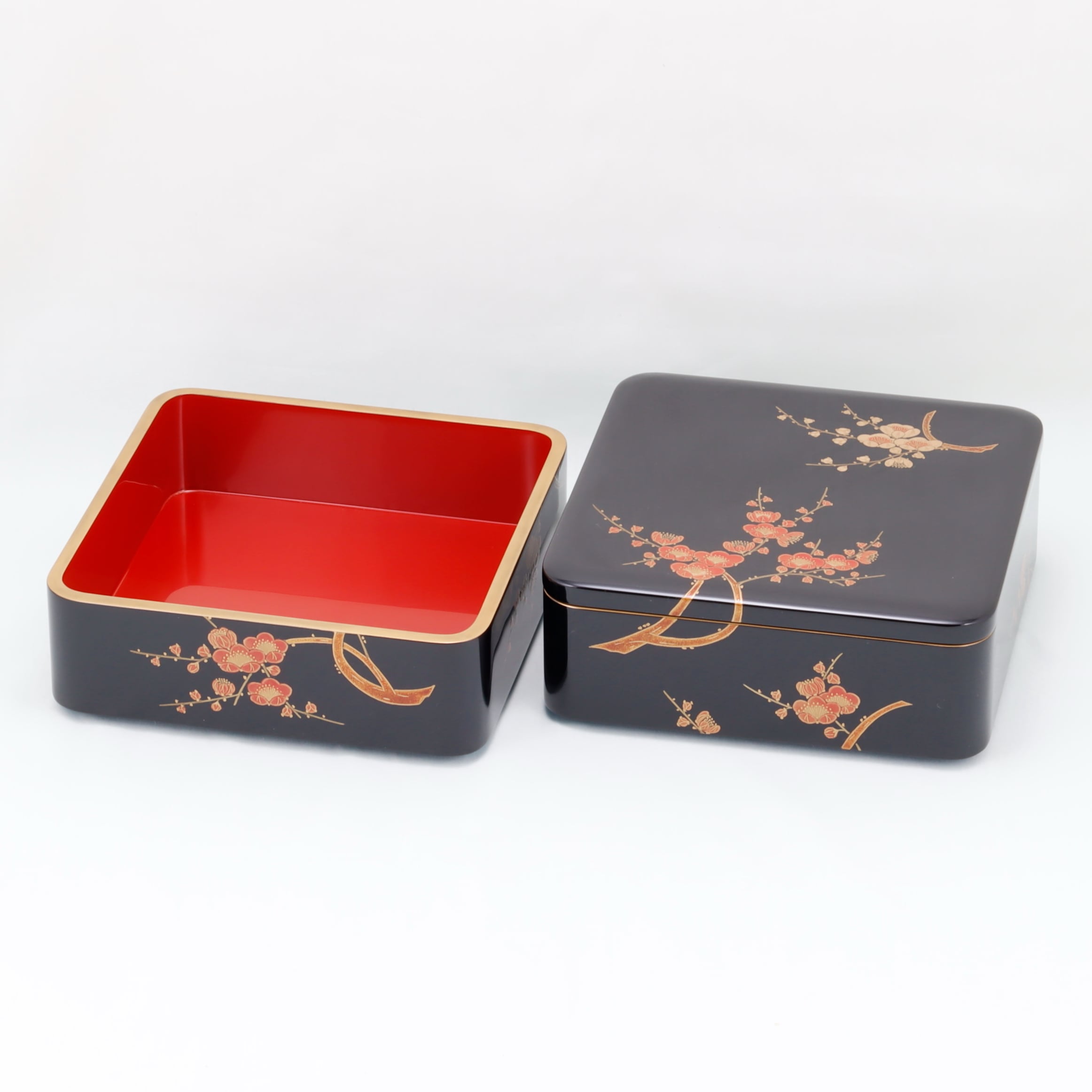 505 輪島塗 二段重／紅白梅蒔絵 | 輪島塗 加藤漆器店 公式オンライン