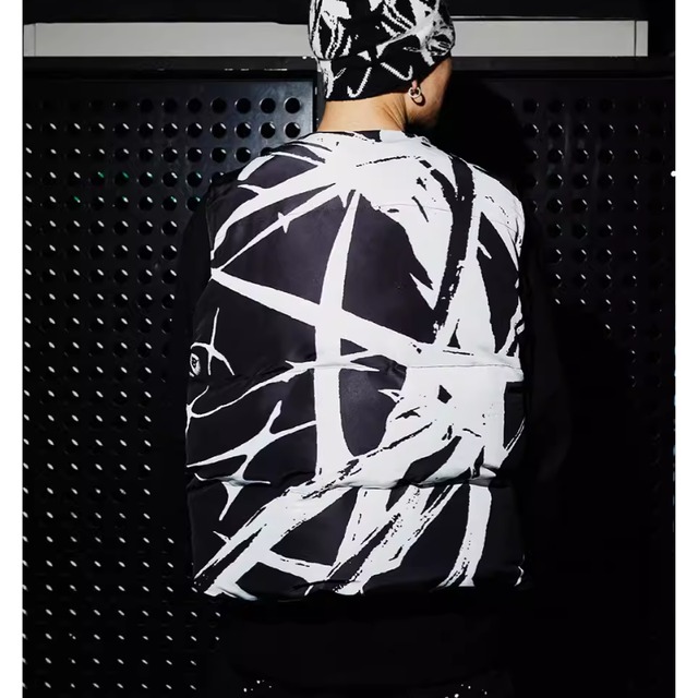 【DRIP4507】B8M Branch Pattern Cotton Vest