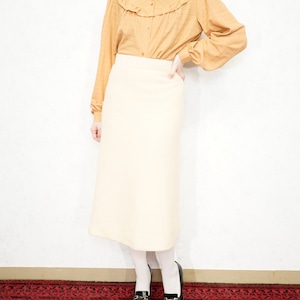 *SPECIAL ITEM* 60’s〜70’s EU VINTAGE HAND MADE DESIGN KNIT SKIRT/60年代〜70年代ヨーロッパ古着ハンドメイドデザインニットスカート