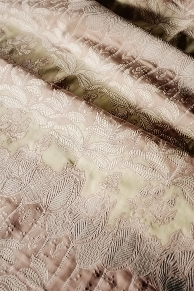 フランス 68x64c 球根たちの秘密の花園 室内装飾用ファブリック ヴィンテージ