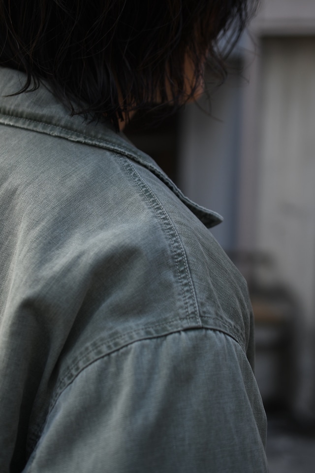 A.PRESSE / Vintage US NAVY N-4 Deck Jacket (Sage)