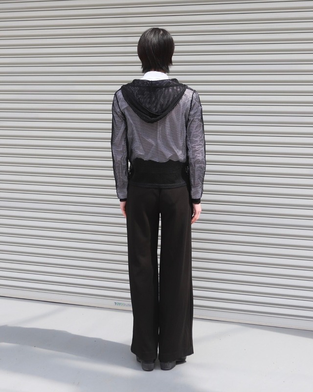 short length zip up hoodie