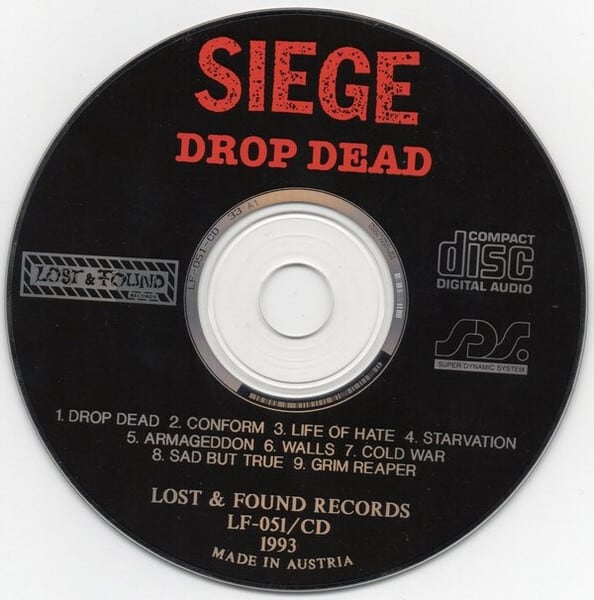 SIEGE/DROPDEAD | RECORD SHOP CONQUEST/レコードショップコンクエスト