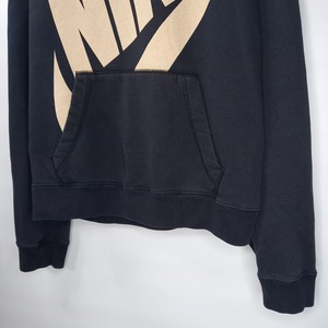 ナイキ　スウェット　パイルパーカー　プルオーバー　レトロ　ビッグロゴ