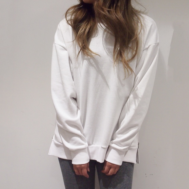 unisex【RE-ARRIVAL】SIDE ZIP BIG SWEAT  