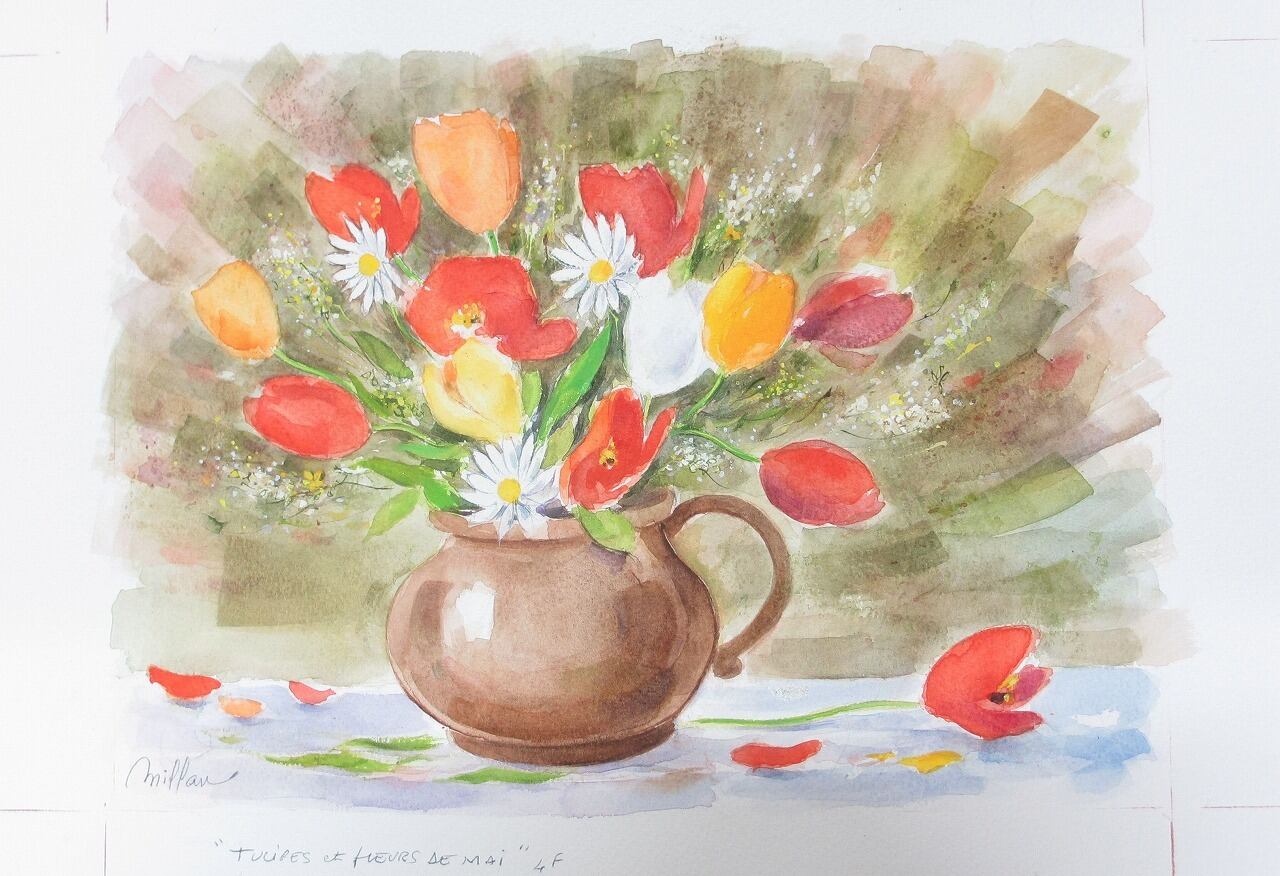 チューリップと5月の花 | Tulipes et Fueurs de Mai