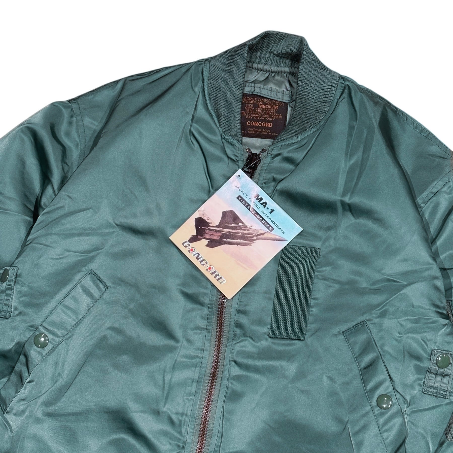 DEADSTOCK 90's CONCORD made by Alpha Industries Vintage MA-1