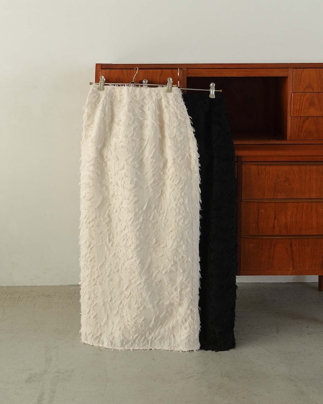 AM450204 shaggy straight skirt【Re Stock】【残り僅か】