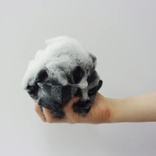 オーエ ボディタオル スーパーハード 約縦20cm×長さ120cm ブラック 男のタオル 体洗い ナイロン タオル 豊かな 泡立ち 日本製