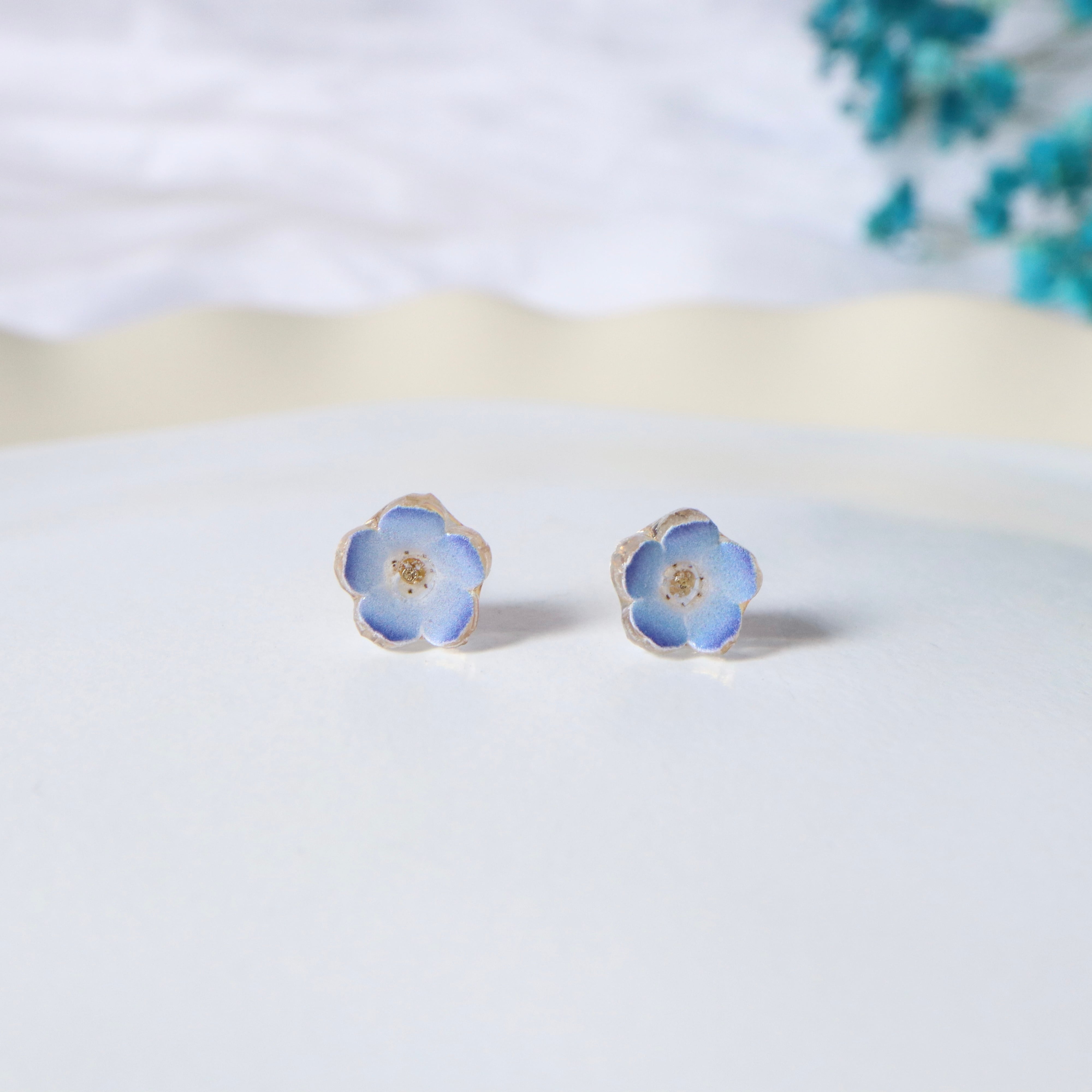 【ﾋﾟｱｽ/ｲﾔﾘﾝｸﾞ】ネモフィラ / ｺﾞｰﾙﾄﾞver