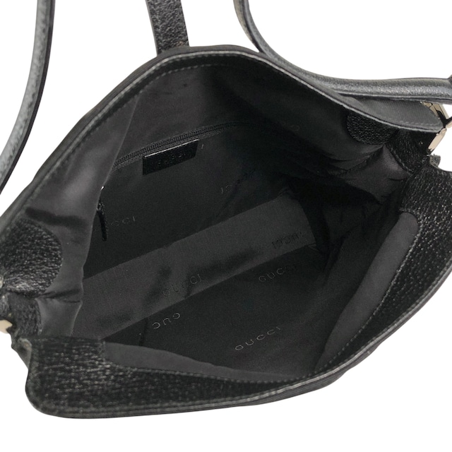 GUCCI グッチ ショルダーバッグ ブラック ジャッキー ナイロン×レザー ワンショルダー vintage ヴィンテージ オールド vunix3