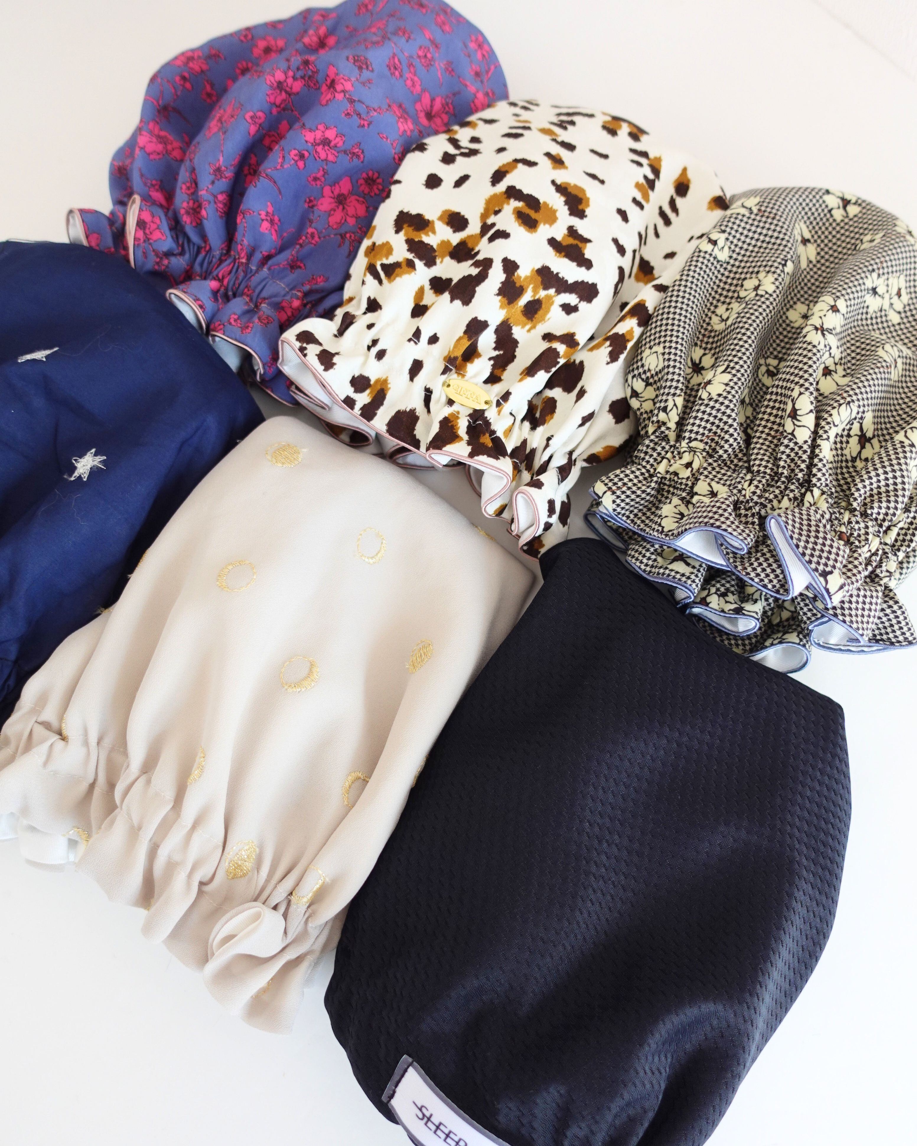 3枚set Silk Night Cap ヘアケア シルクキャップ | qppA®︎