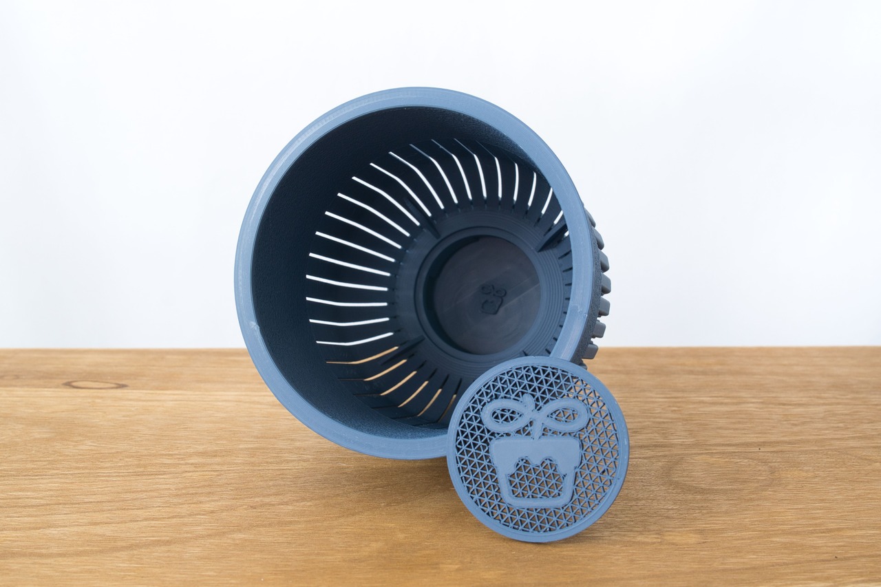 ハンギングみらい鉢(4号サイズ)｜ネイビー