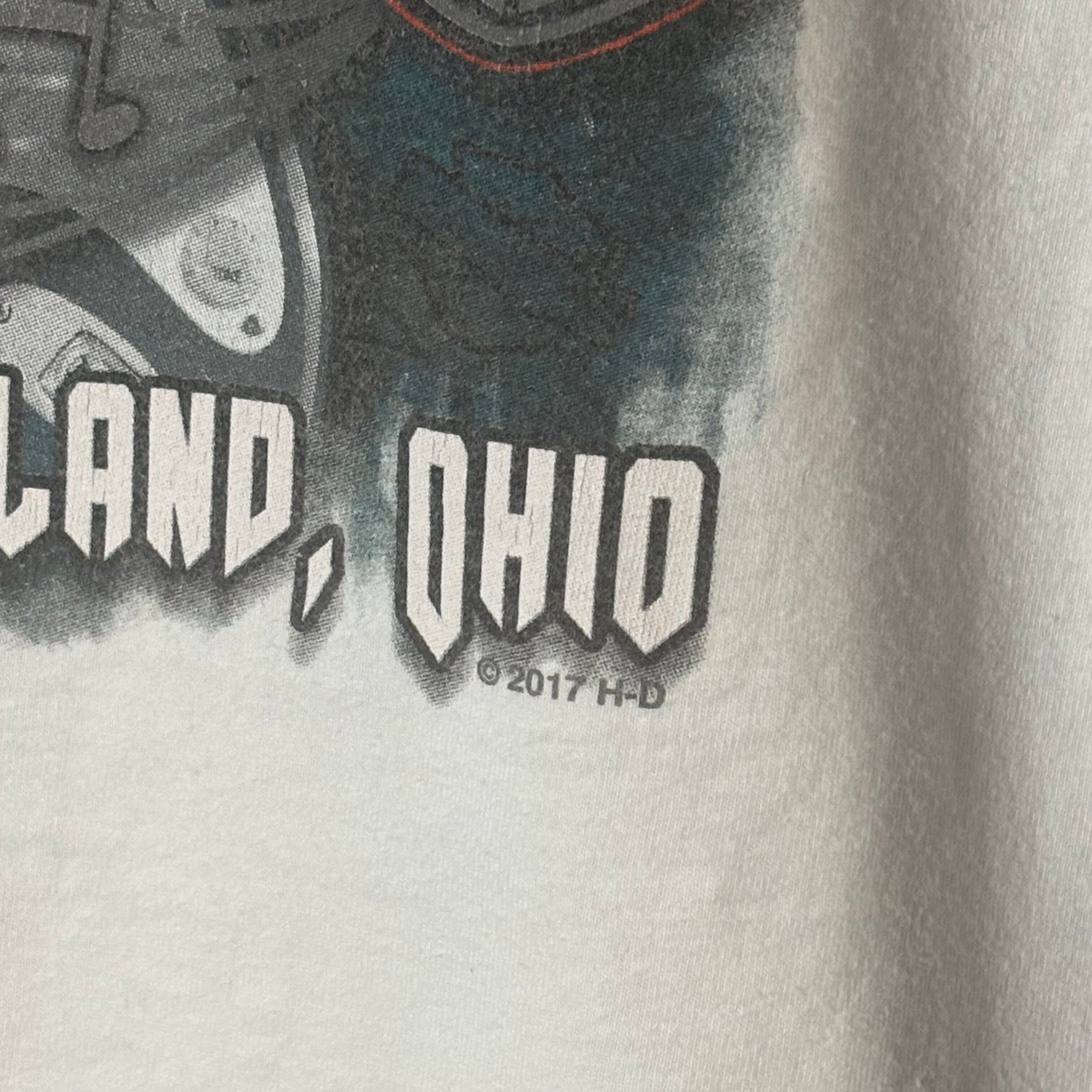 10s HARLEY-DAVIDSON T-shirt ハーレーダビッドソン Tシャツ 白 10s 