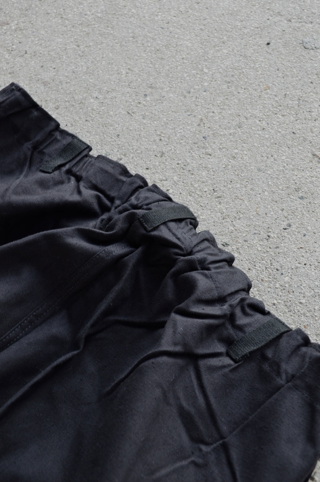 East German Army 80s Custom Dyed Black Dead Stock Fade Black Work Trouser 東ドイツ軍 1980年代 ワークトラウザー