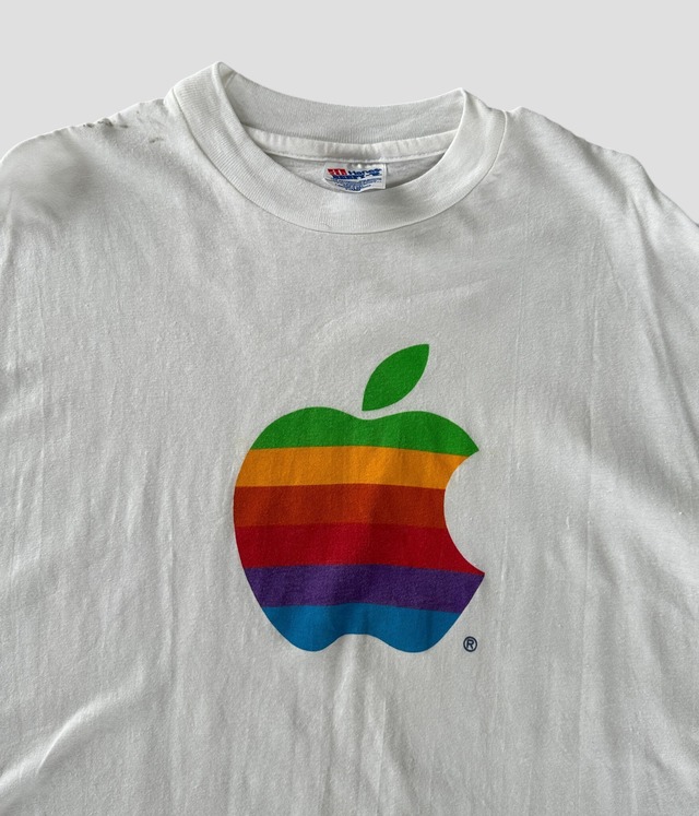 -Apple- Vintage 90s XL Print T-shirt
