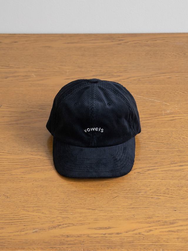 VOWELS　CORDUROY LOGO CAP　NAVY　VO-25AW-AC063