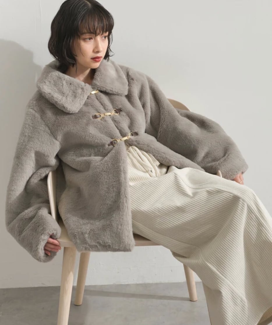 ナンバーミーTOKYO"ECO FUR COAT"MOCA
