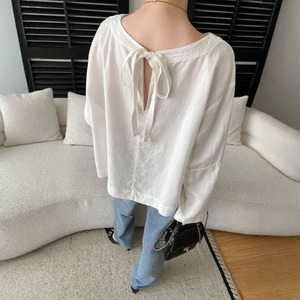 back ribbon pullover 14225