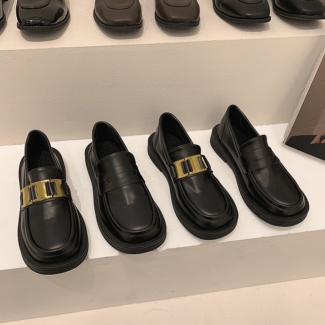 スタイルレザースプリングカジュアルオータム 靴 シューズ 春物 秋物 ラウンドトー フェイクシューズ47516188092