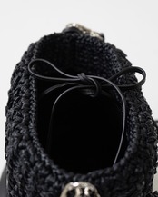〈miu miu〉Raffia Shoulder Bag