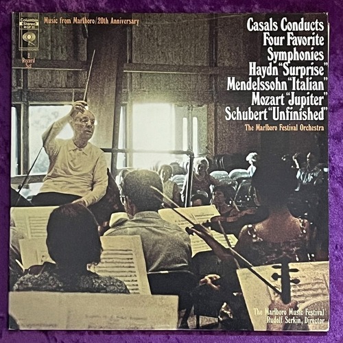 カザルス指揮4大交響曲(ステレオ)2枚組