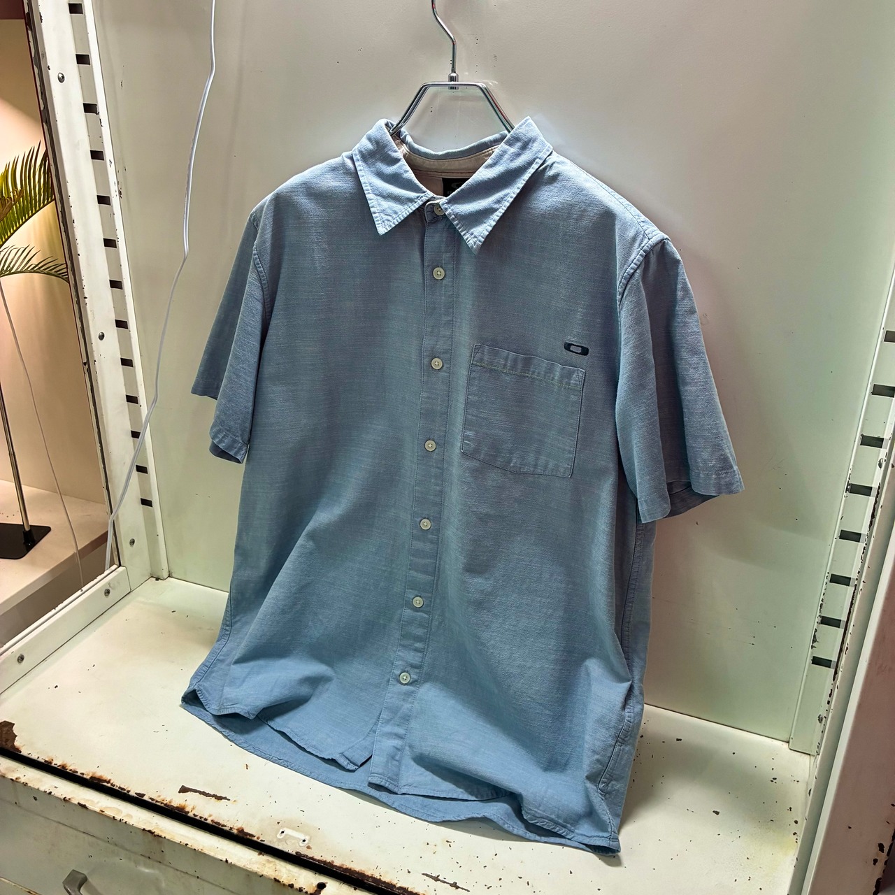 OAKLEY 半袖シャツ コットン100% ワンポイント刺繍 オークリー