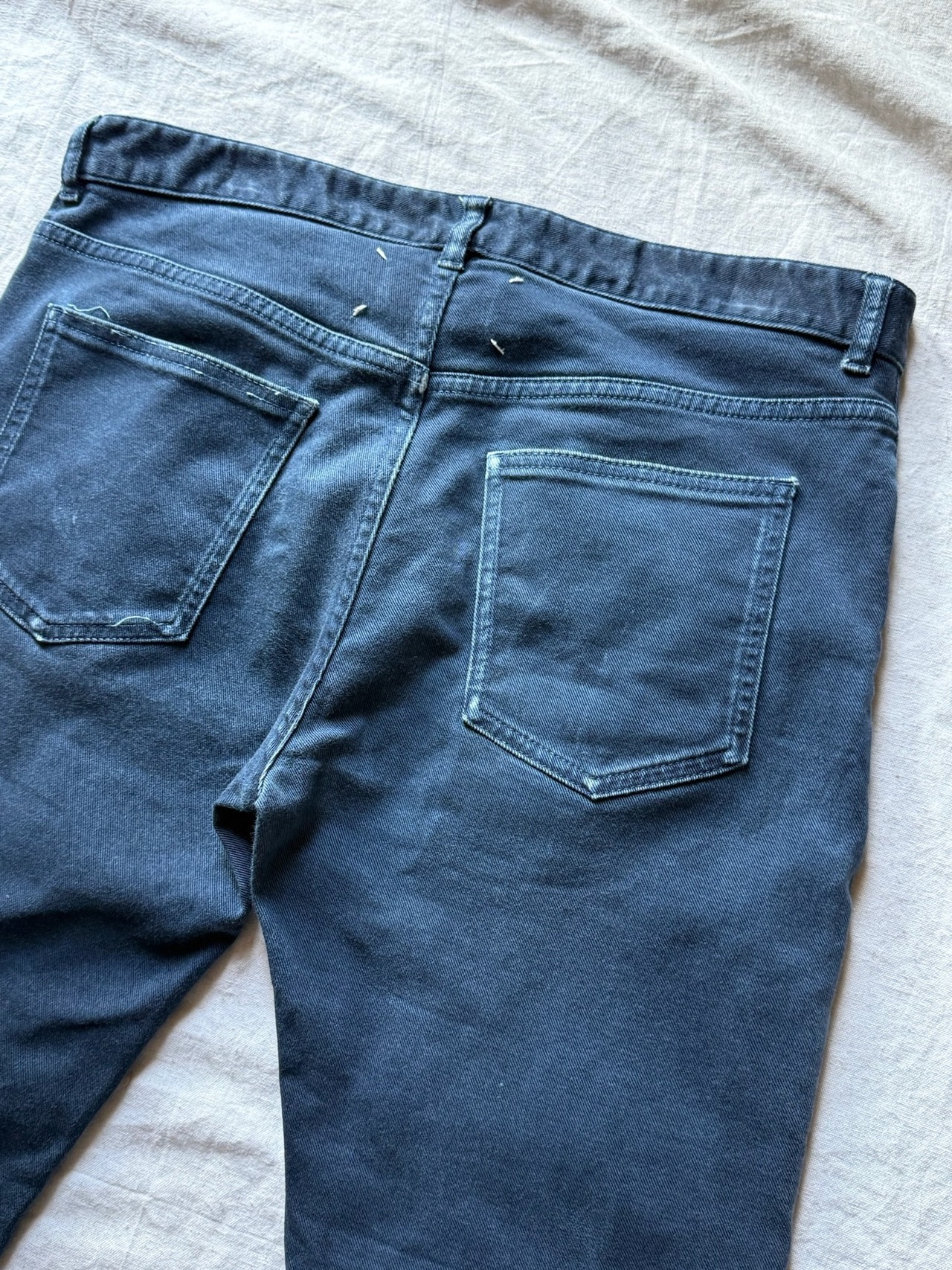 "MAISON MARGIELA" 2015 Fade navy slim pants