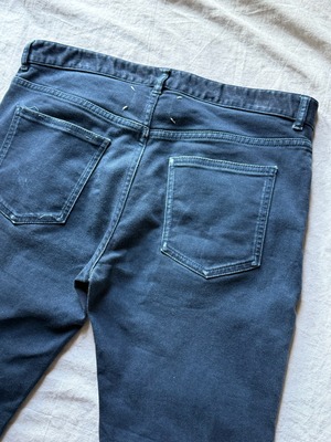 "MAISON MARGIELA" 2015 Fade navy slim pants