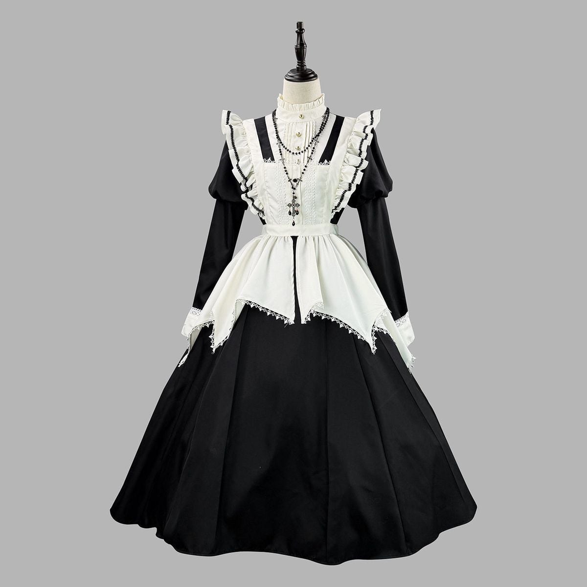 宵闇の館・モノクロームメイド服セット | Maiden's Rêve