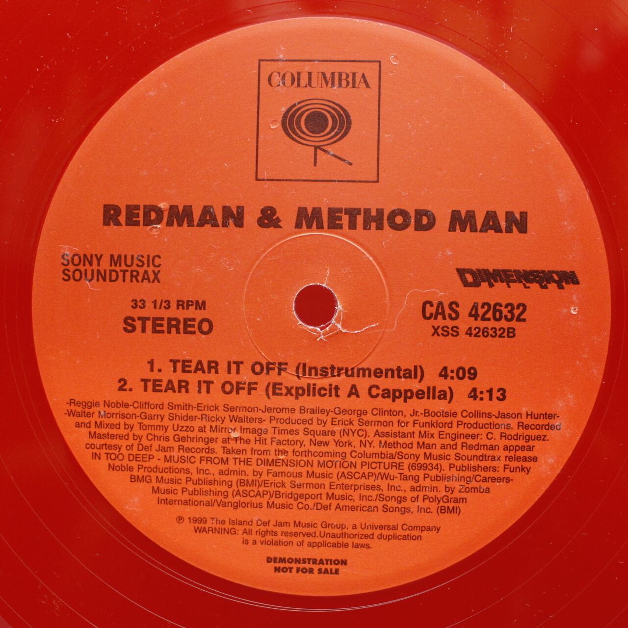 Redman & Method Man / Tear It Off [CAS 42632] - 画像5