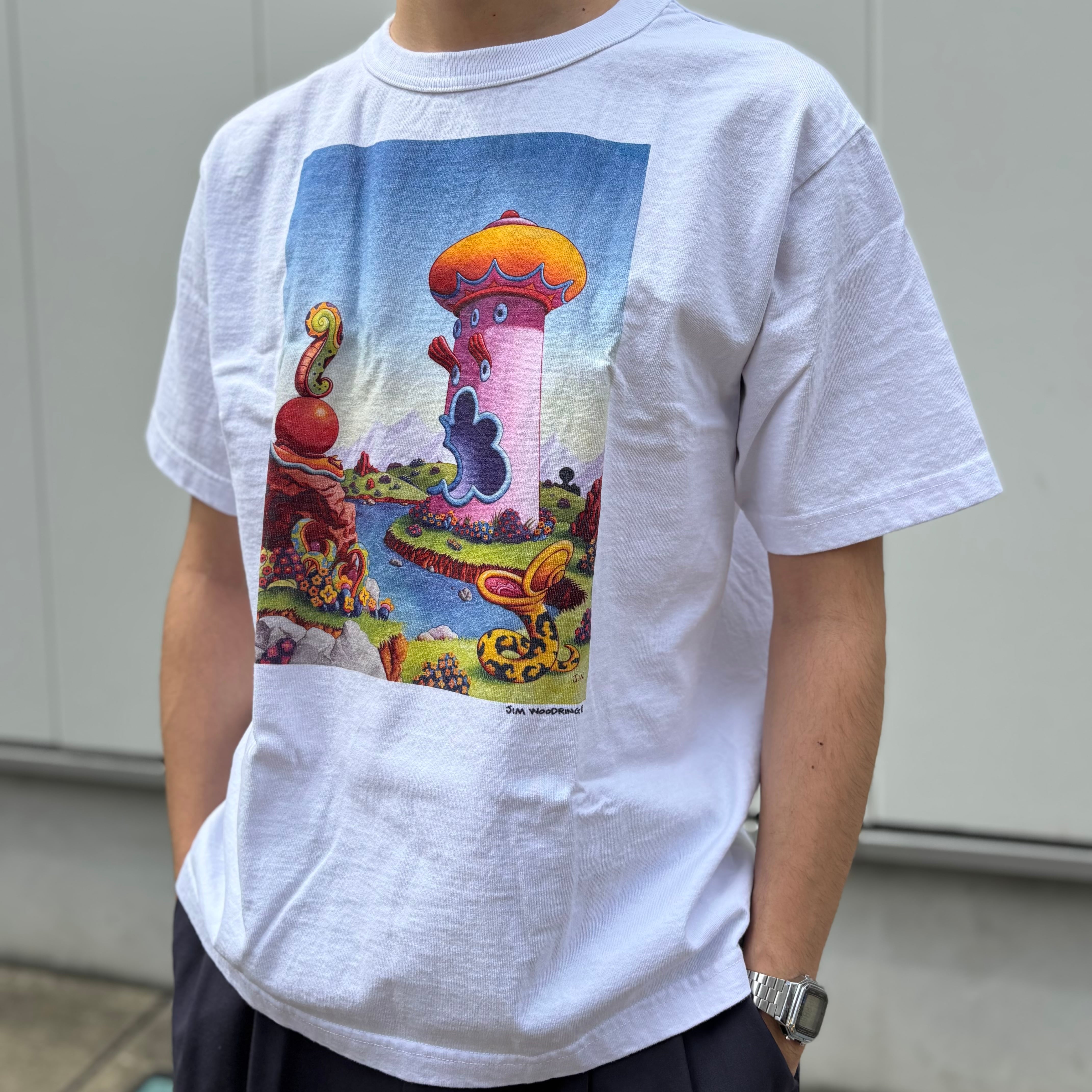 TOUGHER × JIM WOODRING BREA S/S TEE - Made in USA (ジム・ウッド