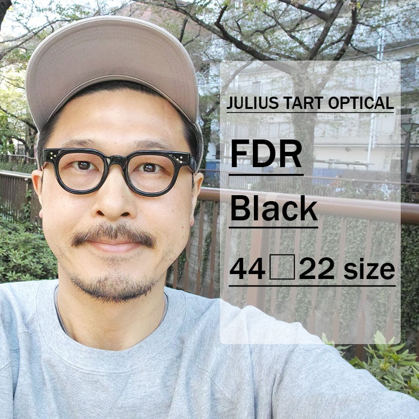 JULIUS TART OPTICAL / FDR / ブリッジ :22mm / BLACK ブラック