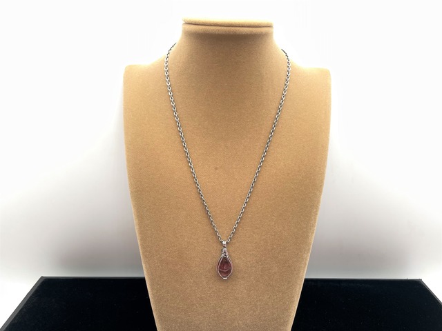 シルバーペンダントトップ（ピンクトルマリン）
