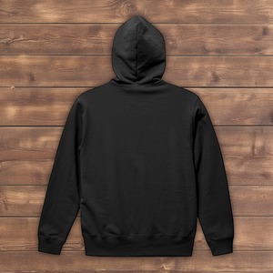 ヘリコプリオン-プルオーバーパーカー(ブラック/レッド)