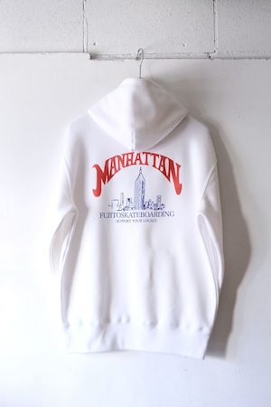 FSB Sweat Parka 'MANHATTAN'　White/Tricolor,Brown