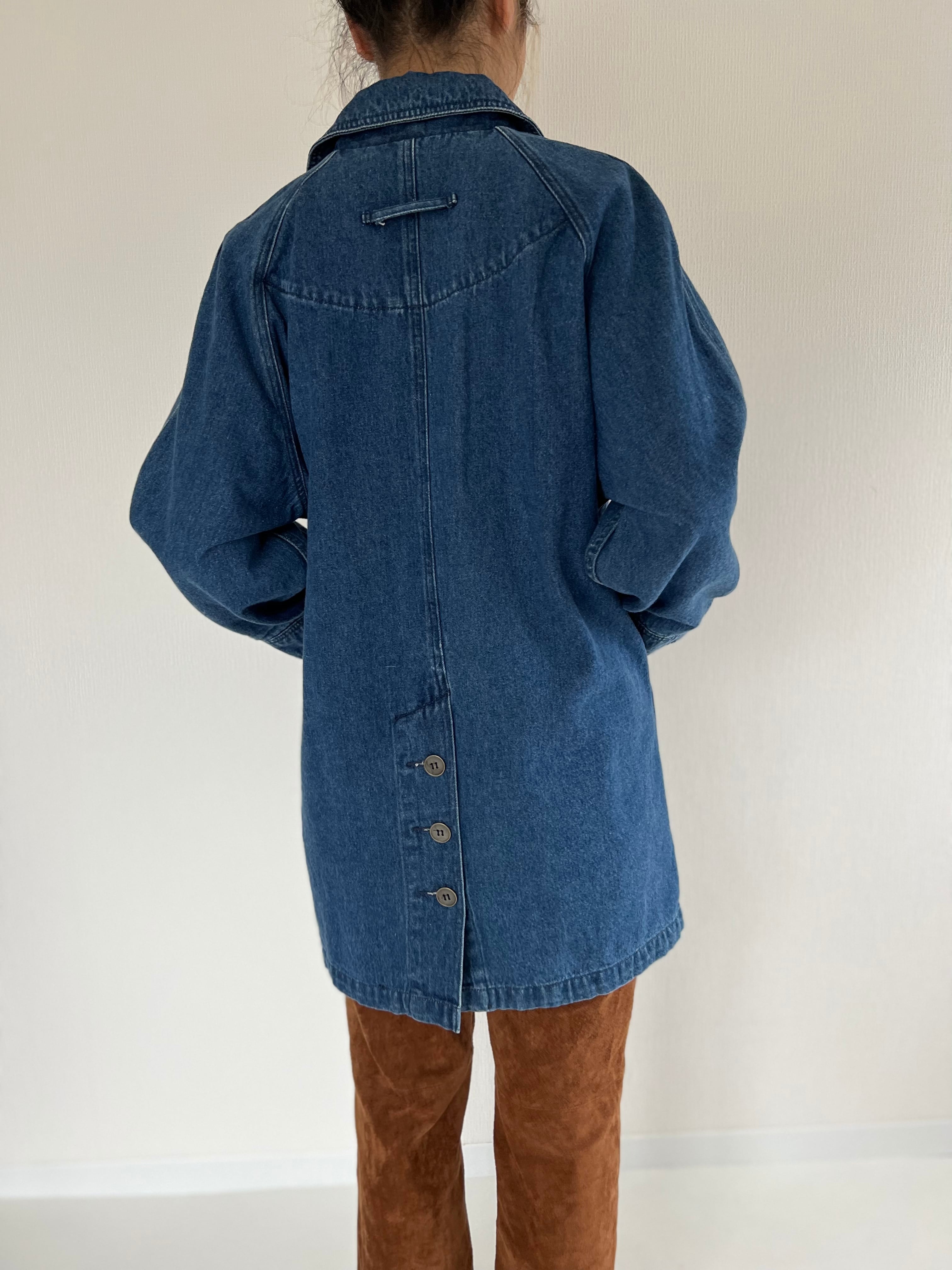 unisex】80's Vintage eddie bauer denim jacket | SISON