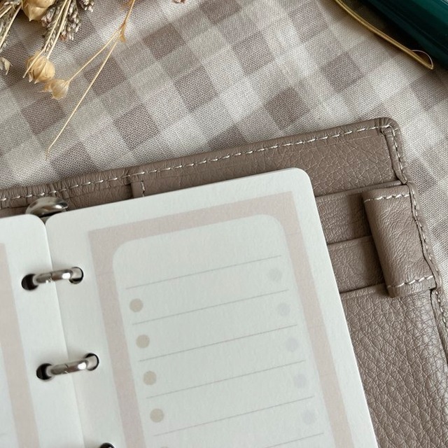 マイクロ5サイズ/おしゃれフリーリストリフィル