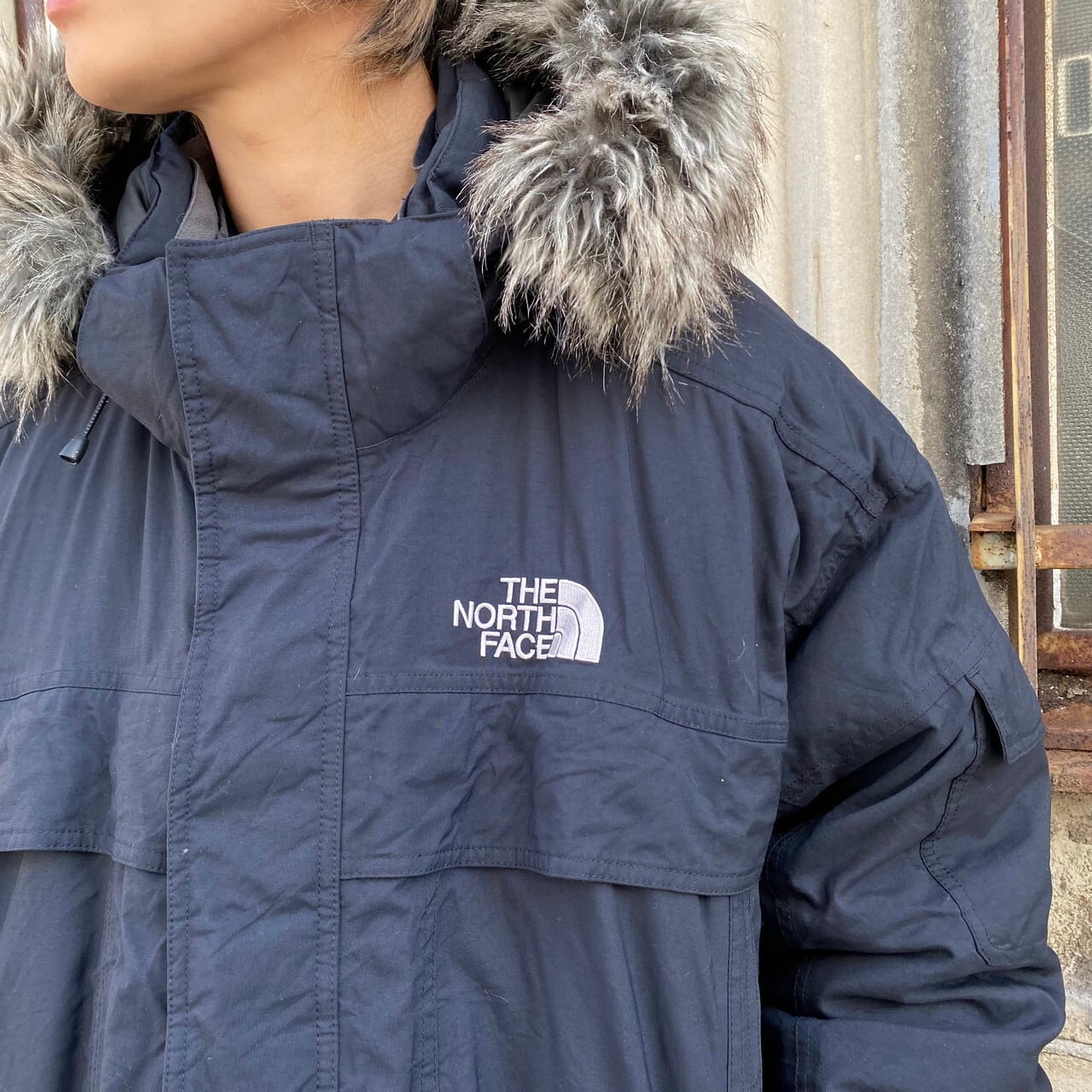 スーパービッグサイズ THE NORTH FACE ザノースフェイス HYVENT マクマードパーカ グースダウンジャケット メンズ3XL 古着  ハイベント アウトドアジャケット フェイクファー付き フード着脱式 ブラック 黒 大きいサイズ【ブルゾン・ジャケット】【SS2201-15】 |  cave ...