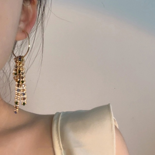 1997オリジナル彩色ビーズピアス 2s