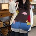 デザインアニマル刺繍ニットベスト ・9617