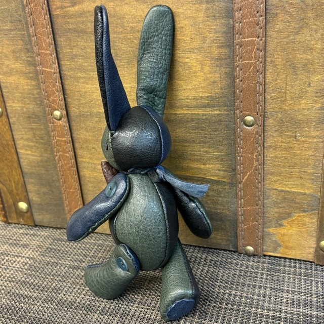 【ジビエレザー鹿革】ベルラビ★マイスターの手作り「ベルズラビット」カラフルダーク系　写真の1点販売です