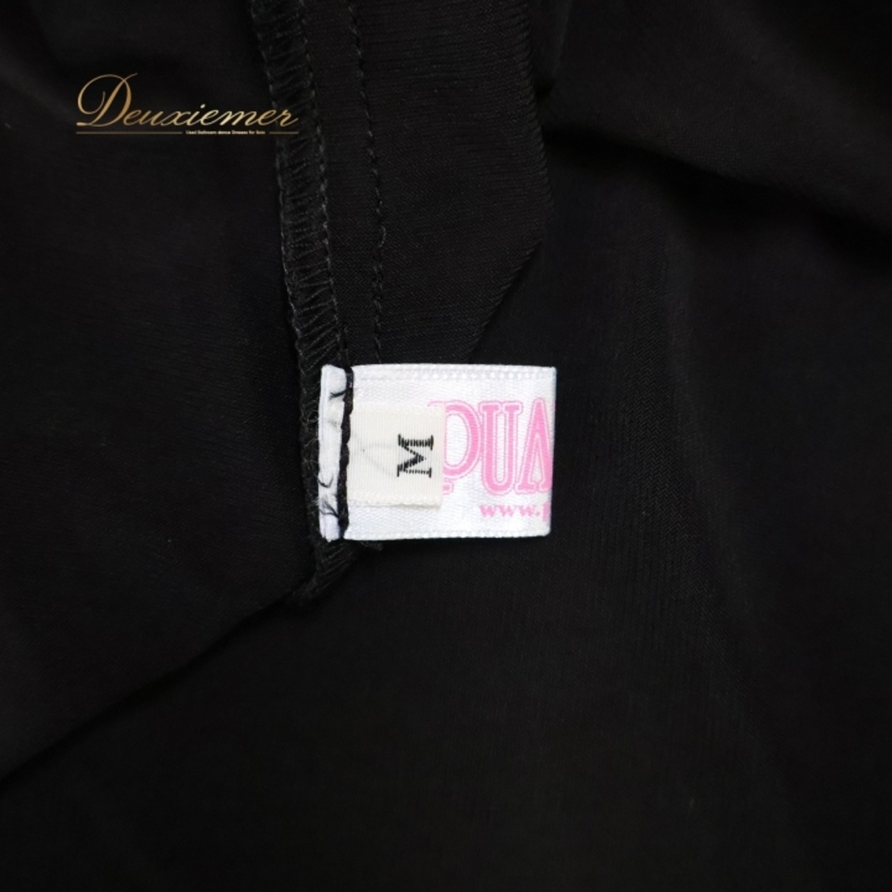 フラダンス 衣装 ワンピース ドレス プアラニ ブラック系 PUALANI ティアレ柄 長袖 ワンポイント ラメ タヒチアン 上品 きれい 華やか 鮮やか かわいい 黒 紫 ハワイアン アロハ ハワイアンプリント フラ ダンス レッスン 練習 エレガント