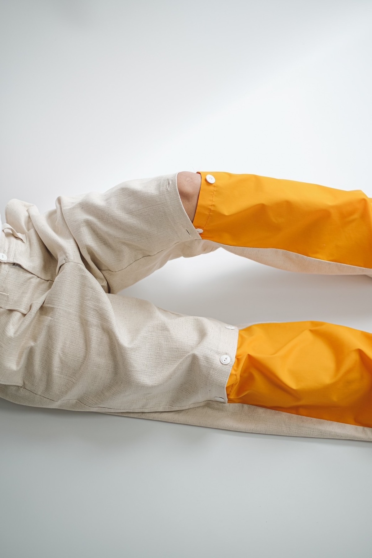 【WATARU TOMINAGA】Open Knee Trousers puzzle