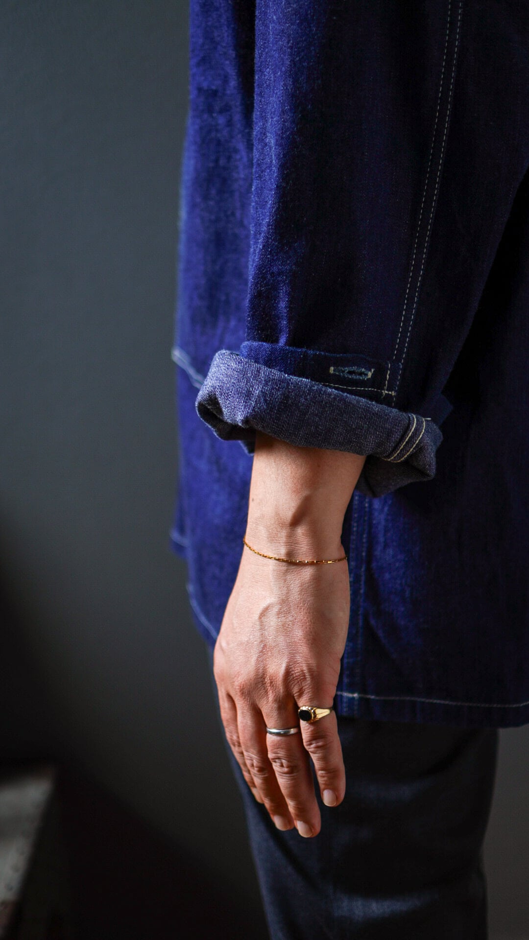 【イタリア製】 オールド ペーパークリップチェーンブレスレット 9K イタリア製】 オールド ペーパークリップチェーンブレスレット 9K