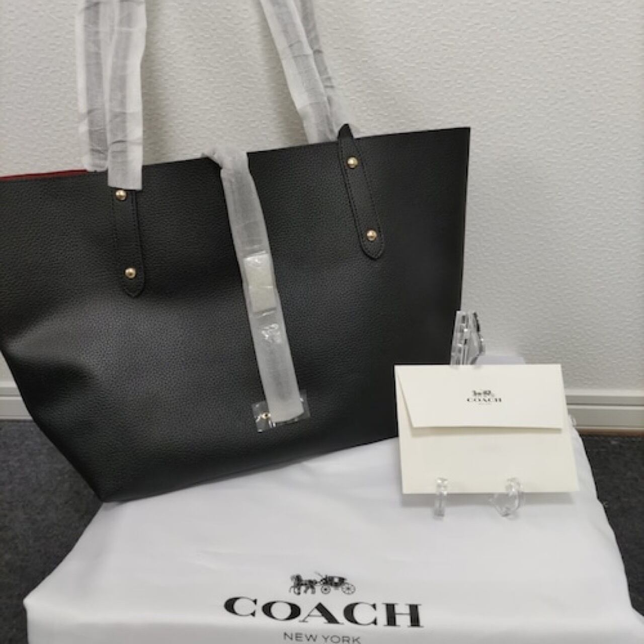 COACH コーチ トートバッグ 北川景子 本田翼 ドラマ使用 黒 | ebisuya