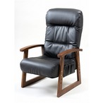 イス・チェア 木製肘付リクライニングチェア 64〜93×55×79〜87cm
